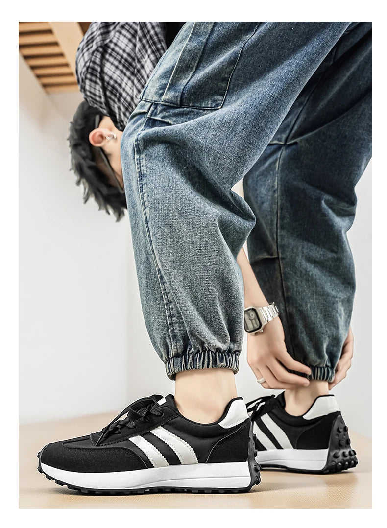 PARZIVAL Chaussures Décontractées Homme Baskets de Sport Mode Plateforme Chaussures de Course Homme Sneakers Zapatillas Deportivas Hombre