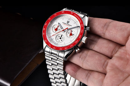 PAGANI DESIGN 2025 New AK Project Men's Watches Luxury Quartz Wrist Watch For Men AR Sapphire Speed Chronograph Automatic Date