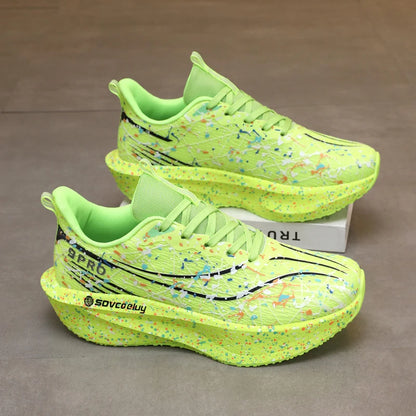 Zapatillas de running para hombre Marathon, transpirables, ligeras y cómodas, calzado casual deportivo de corte bajo resistente al desgaste para hombre