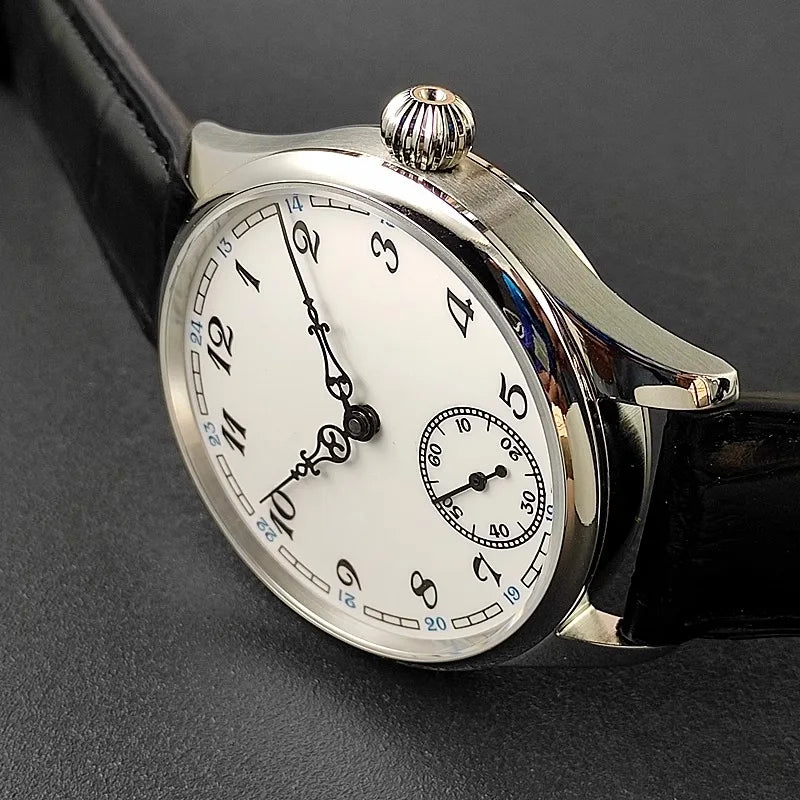 Men's Manual Mechanical Watch Roasted Blue Pin Seagull ST3621 Vintage Business Men's Waterproof Genuine Leather Watch