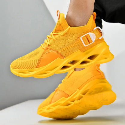 Modieuze paarse casual sneakers in de aanbieding voor dames en heren – Blade hardloopschoenen, grote maat 48, lichte ademende sportschoenen voor heren, mesh sneaker