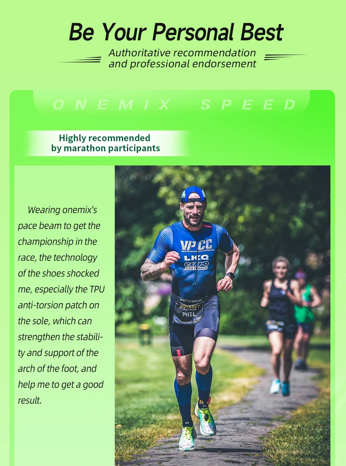 ONEMIX Carbon Plate Marathon Running Racing Shoes Professional Stable Support Shock Relief Ultra-Light Rebound Sneakers