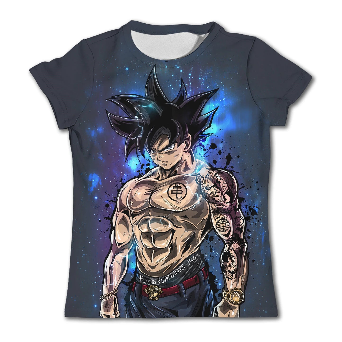 Anime Dragon Ball Goku Print T Shirts Cartoon Shirt Summer Breathable T-shirt And Comfortable T-shirts Mens Clothes Tops