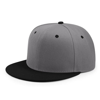 Casquette ajustée entièrement fermée, taille New York Plus Large, style « trucker » pour homme, visière plate, style hip-hop, unie, à fermeture à pression, sans logo, visière plate, bord large, style Era