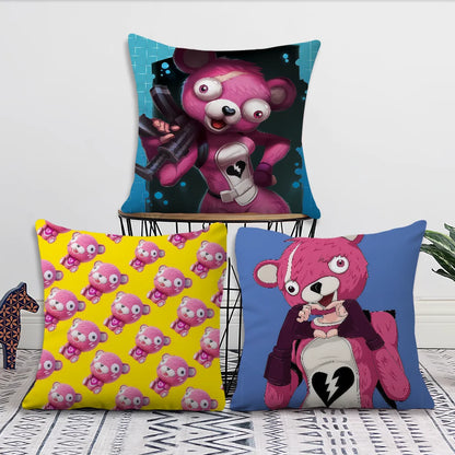 F-FORTNITE Cuddle Team Leader cushion cover For Pillow Printing Sofa Decoration Home CarRoom Coffee Shop Office NordicSimplicity