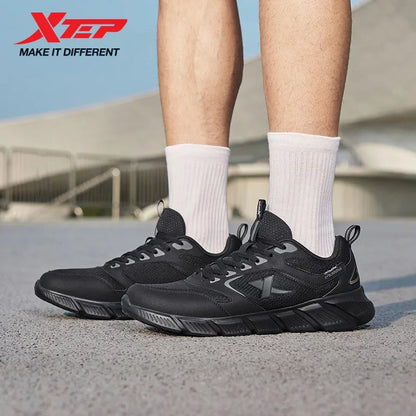 Zapatillas de running Xtep para hombre de verano, de malla transpirable, resistentes al desgaste, deportivas, ligeras, casuales juveniles, con amortiguación 875219110065