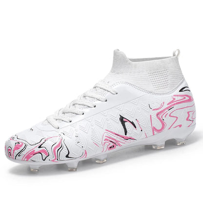 Nouvelles Chaussures de Football FG pour Hommes – Modèle Original Professionnel et Résistant pour Matchs – Crampons Longs pour Entraînement