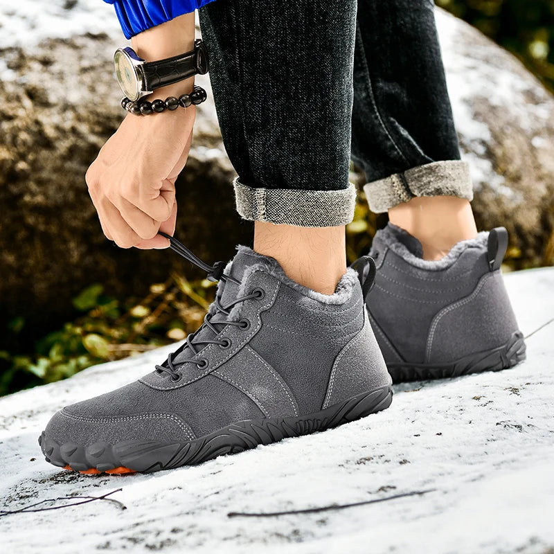 Femmes hiver chaussures en coton décontractées vêtements chauds résistant nouveau  Chaussures d'automne chaudes en coton pour hommes, bottes de maison unisexes antidérapantes et confortables pour la neige