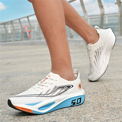 Nuevas zapatillas deportivas para hombre y mujer, zapatillas de running, placa de carbono, competición de maratón masculina, amortiguación, zapatillas de entrenamiento atlético