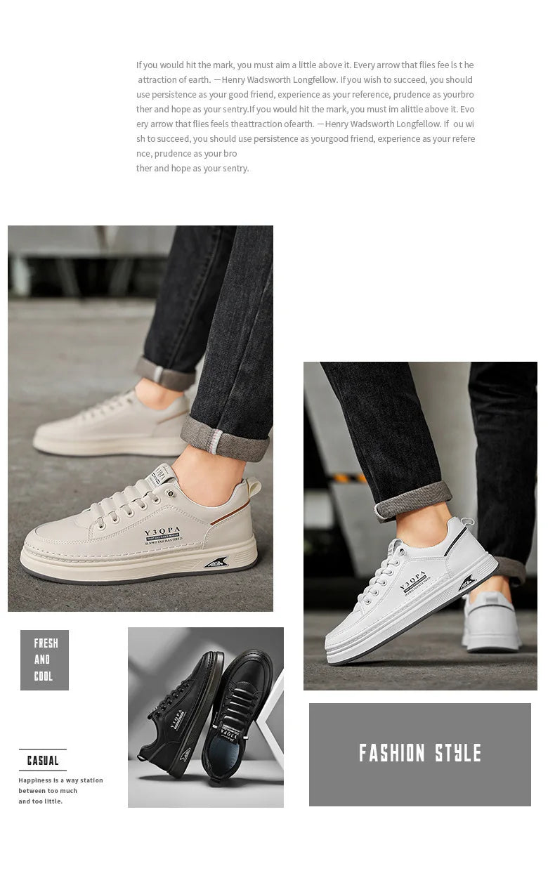 Men's summer fashionable casual driving shoes, sporty slip-on loafers, versatile comfortable breathable wear-resistant leather