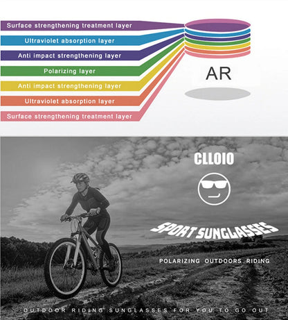CLLOIO Aluminiumramlösa fotokromatiska solglasögon för män, polariserade, kameleontglasögon för bilkörning, bländskydd, resor, fiske, UV400