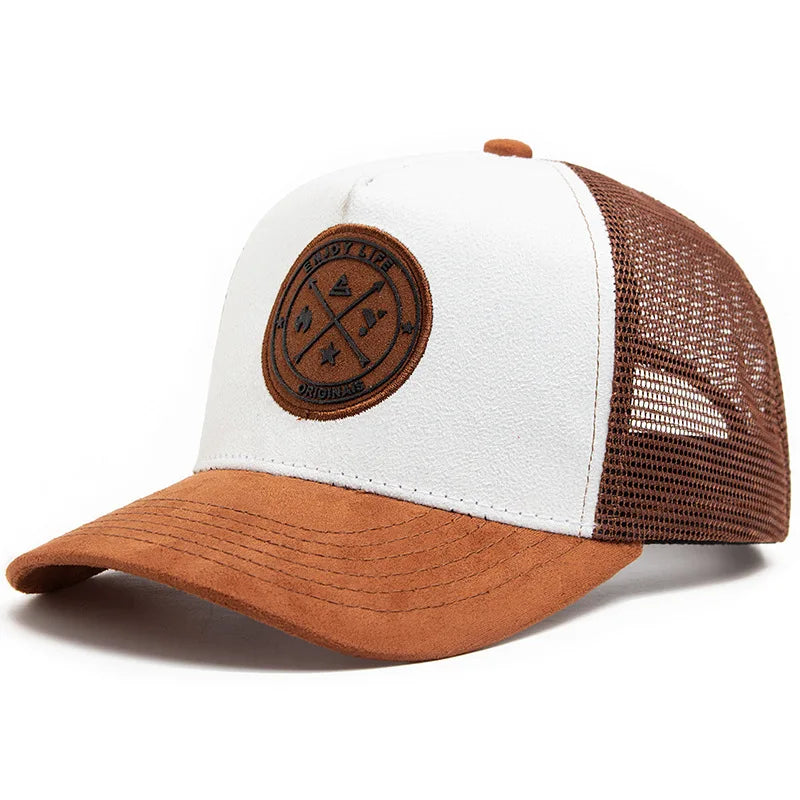 Baseballová čepice Four Seasons Mesh pro ženy a muže, módní, ležérní, prodyšná, s písmenem a ikonou, unisex, hiphopová, truckerová, outdoorová, sportovní, čepice typu „dad hat“