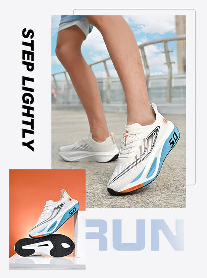 Nuevas zapatillas deportivas para hombre y mujer, zapatillas de running, placa de carbono, competición de maratón masculina, amortiguación, zapatillas de entrenamiento atlético