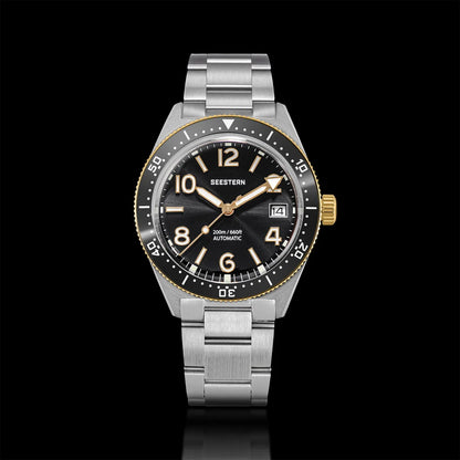 SEESTERN Diver Men Watch Automatic Mechanical Wristwatches NH35 Movement Ceramic Bezel 20Bar Waterproof Sapphire Luminou S434-2