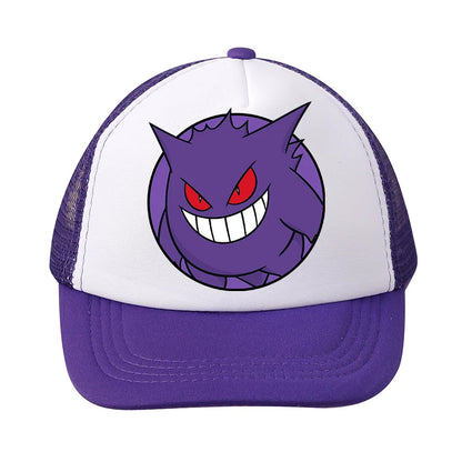 Pokémonová baseballová čepice Pikachu Charizard Gengar kreslená postavička čepice s kšiltem pro děti i dospělé letní outdoorová sportovní čepice pro chlapce ležérní módní čepice dárek