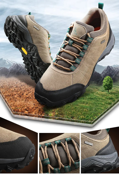 Scarpe da trekking HUMTTO da uomo, sneakers invernali di lusso firmate per arrampicata e trekking, scarpe da uomo in pelle per sport outdoor e lavoro 110282A
