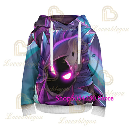 3D-gedruckter Llama Fortnite Hoodie Battle Royale Cartoon-Sweatshirt für Herren und Damen, Game-Hero-Kapuzenpullover für Teenager