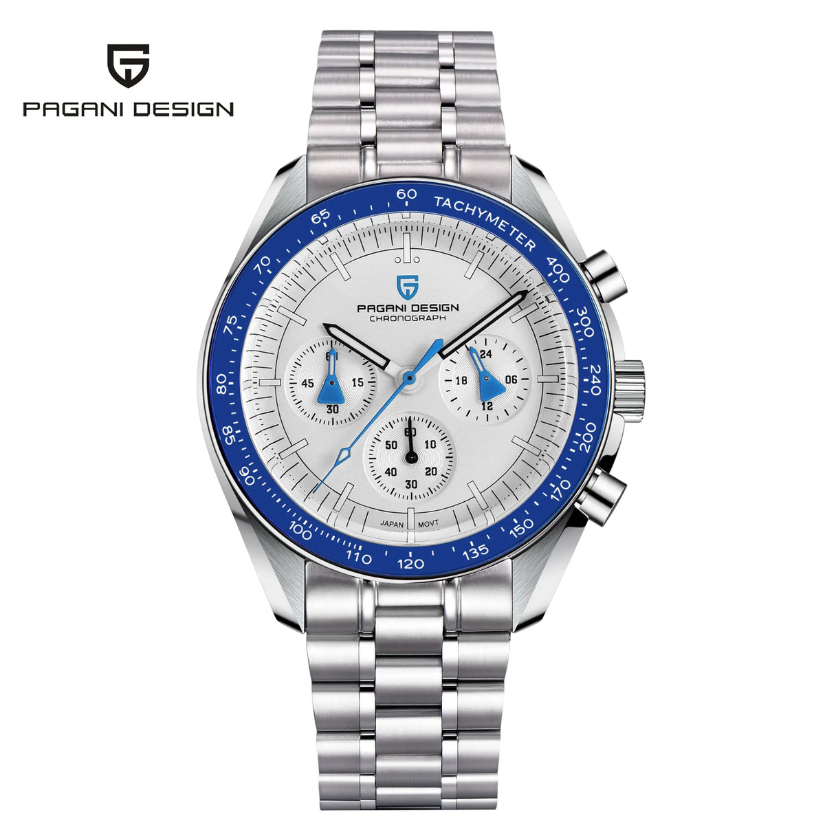 2026 New PAGANI DESIGN Mens Watches Panda Moon Watch Luxury Quartz Watch For Men Automatic Date Sport Chronograph Wristwatch Men