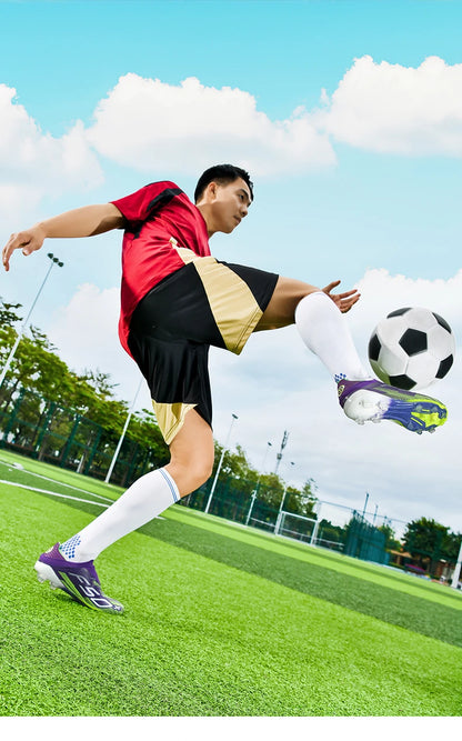 Neue Herren-Fußballschuhe für Kunstrasen, ultraleichte und bequeme Sportschuhe mit Stollen, Futsal, rutschfest, FG-Rasen, Indoor, Erwachsene