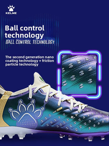 Zapatillas de fútbol para adulto Kelme MG con tacos cortos, botas de entrenamiento para hombre, calzado de fútbol profesional para competición en césped