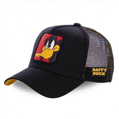 Casquette unisexe anime/dessin animé avec écusson brodé, casquette de baseball, casquette de camionneur, casquettes en maille, chapeau de soleil