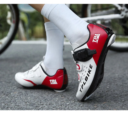 New Men's and Women's Bicycle Shoes,Outdoor Cycling Shoes,Three Functional Soles,Professional Training Shoes