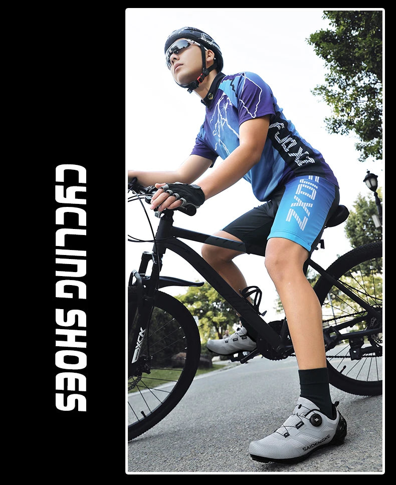 Scarpe da ciclismo unisex nuove, professionali, leggere e di lusso, originali, da strada, in gomma, MTB, da corsa, bici fashion, sport street