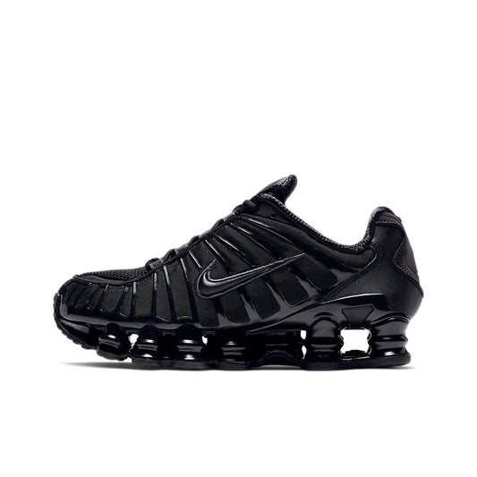 POIZON Nike Shox TL Black Metallic Hematite Casual Shoes Women's Low Top Black