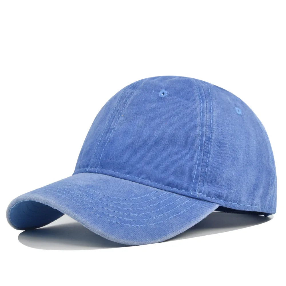 Retro Washed Cotton Baseball Cap Men Women Snapback Hat y2k Hip Hop Caps Solid Color Hat Bone Casquette Outdoor Casual Sport hat