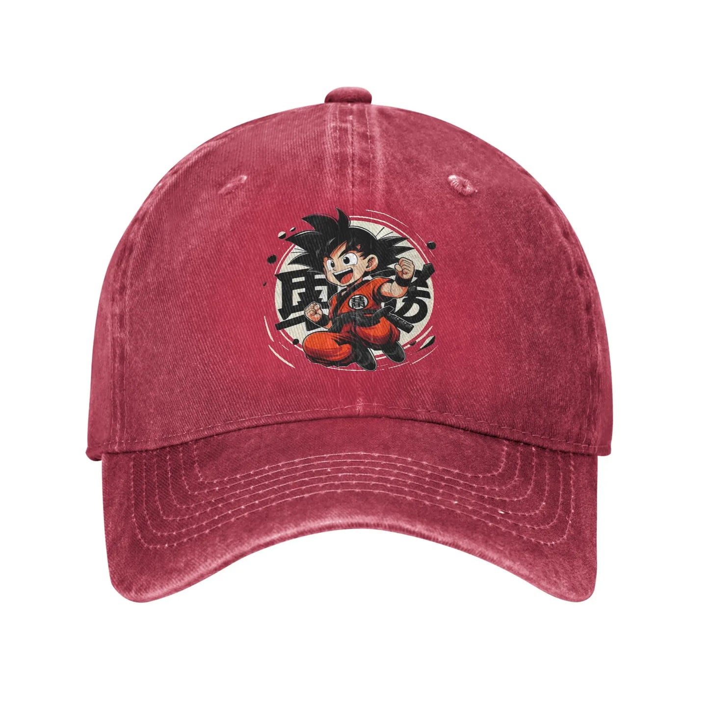 Goku Anime Dragon Ball Men Women Baseball Caps Distressed Denim Hats Cap Vintage Outdoor Running Adjustable Fit Headwear