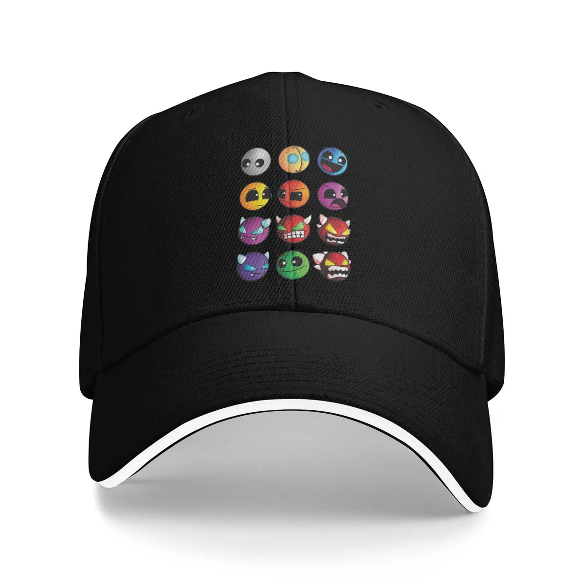 Cappellino da baseball Geometry Game Dash, casual, senza blocchi, modello «Sandwich», per uomo e donna, traspirante, adatto alle attività all’aperto
