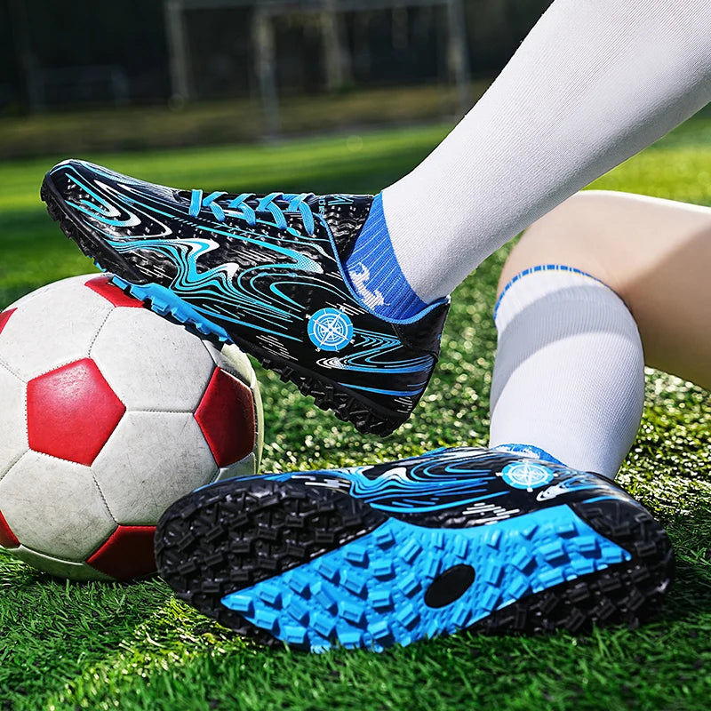 Chaussures de Football basses pour hommes, crampons de Football professionnels pour enfants en plein air, baskets d'entraînement sur gazon de haute qualité, chaussures de Sport, nouvelle collection