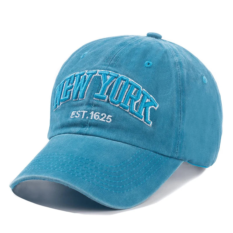 Kšiltovka z prané bavlny York pro muže a ženy, kšiltovky typu snapback, baseballové kšiltovky, ochrana před sluncem, kšiltovka typu „dad hat“, outdoorová kšiltovka