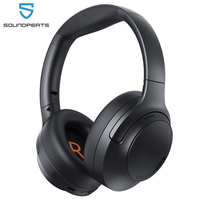 SoundPEATS Cove pro Headphones Bluetooth 6.0 -56dB ANC, Noise-Cancelling Headset, Hi-Res LDAC Lossless Audio, 95H Battery,7-Mic