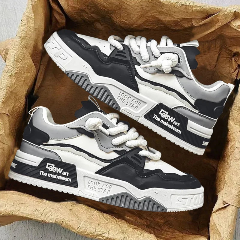 Men's Sports and Casual Shoes, Skateboarding Shoes, Men's Street Shoes, Fashionable Casual Shoes, Unisex Suitable for All Seasons