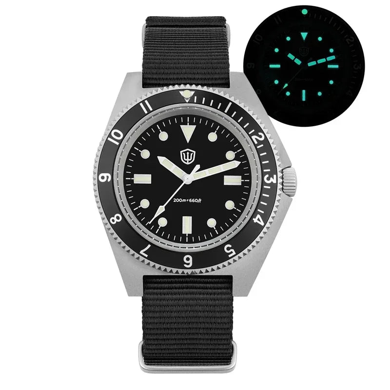 Watchdives WD1972 Quartz Watch VH31 Sweep Seconds Movement Sapphire Crystal BGW9 Luminous 20Bar Waterproof Vintage Men Watches