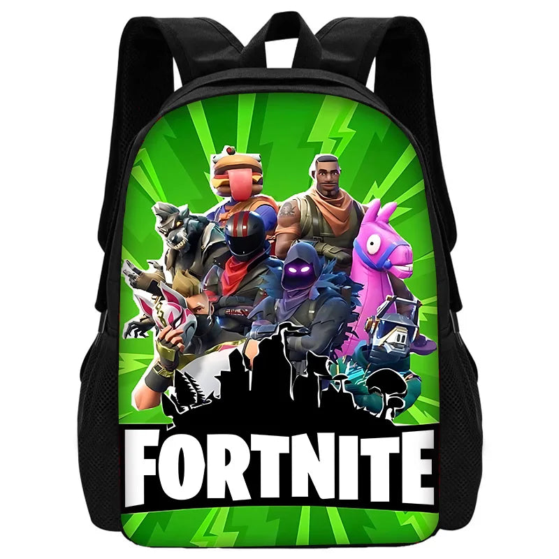 Beliebter FortniteS Schulrucksack für Kinder mit Umhängetasche und Federtaschen – Schultaschen für Jungen und Mädchen, ideales Geschenk