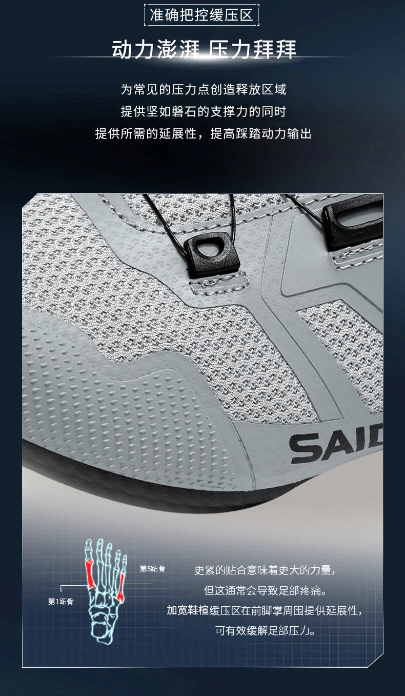 Scarpe da ciclismo unisex nuove, professionali, leggere e di lusso, originali, da strada, in gomma, MTB, da corsa, bici fashion, sport street