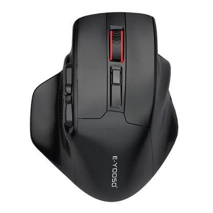 E-YOOSO X-31 Pro USB Gaming Large Mouse Support Bluetooth 2.4G Wireless PAW3212 4800 DPI for Gamer Mice Computer Laptop PC