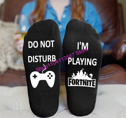 Hot Game Fortnite 1 Pair Socks for Men Women Soft Durable Sock Victory Royale Keep Warm Casual Cotton Socks Hosiery Gift
