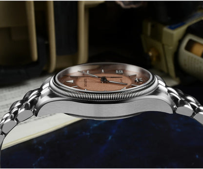 San Martin 39.5mm Men Pilot Watch YN55 Automatic Mechanical Aviation Watches Chinese Style Original Design SN0033 Field Reloj