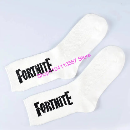 Hot Game Fortnite 1 Pair Socks for Men Women Soft Durable Sock Victory Royale Keep Warm Casual Cotton Socks Hosiery Gift