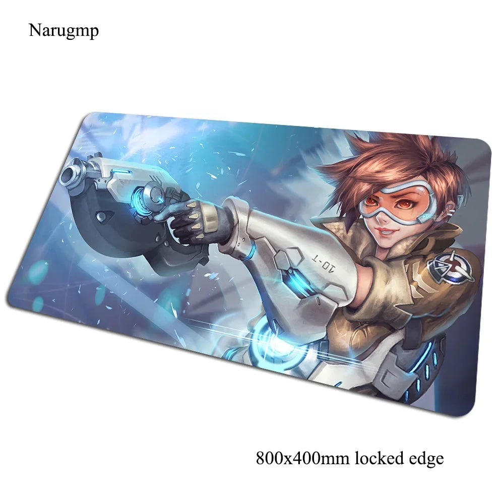 Overwatch pelės kilimėlis 80x40cm, žaidimų pelės kilimėlis, Helovino dovana, didelis pelės kilimėlis žaidėjams, kompiuterio stalo kilimėlis, notebook pelės kilimėlis PC