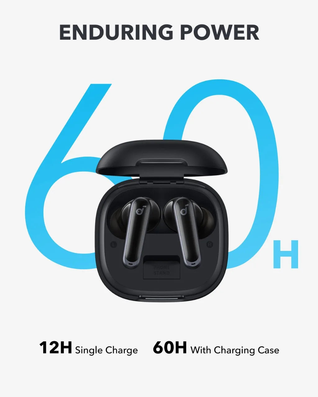 (EU stock) Soundcore P40i by Anker, Wireless Earbuds with ANC, BassUp Technology, 60h Playtime, 2-in-1 Charging Case, IPX5, Bluetooth