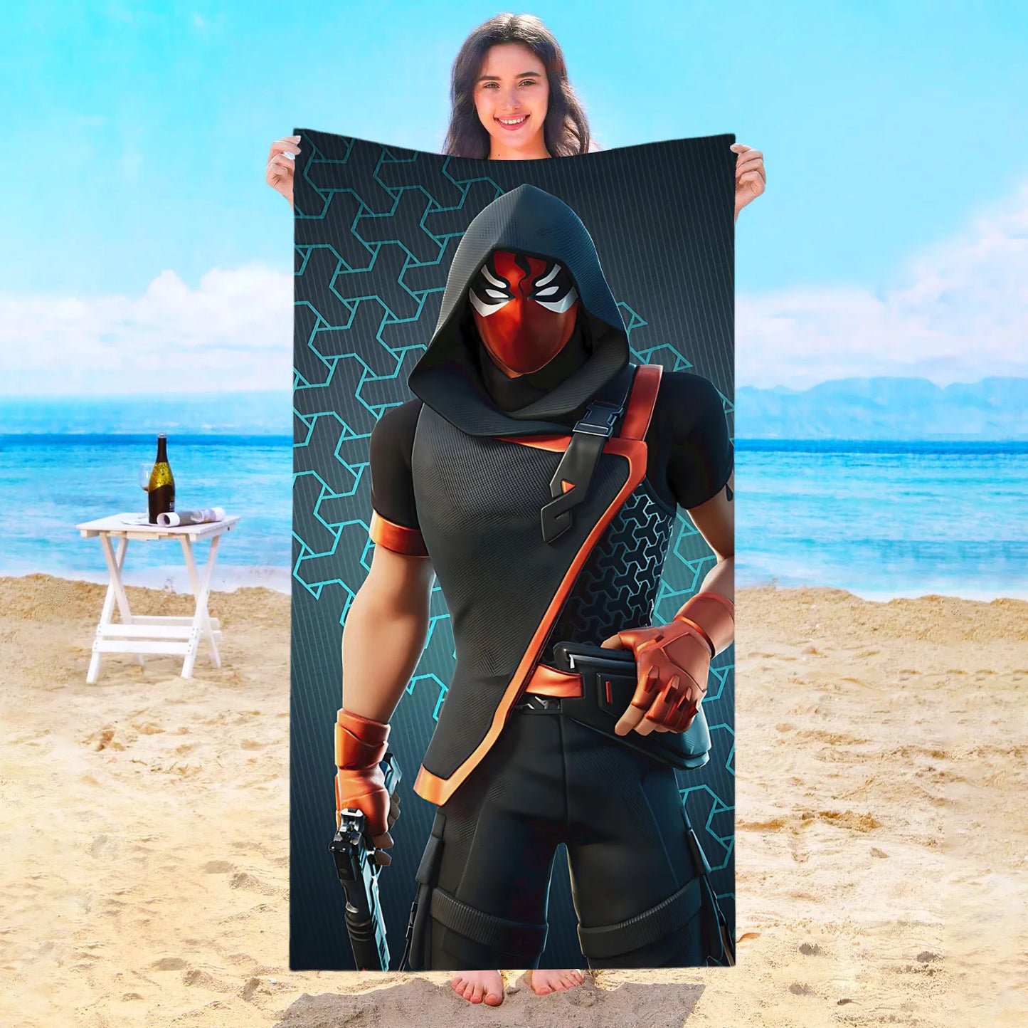 Game F-Fortnites Strandtuch Hotelhandtücher Badezimmer Sauna Spa Playa Reise Schwimmbad Für Zuhause Babybad Mikrofaser Fitnessstudio Dusche