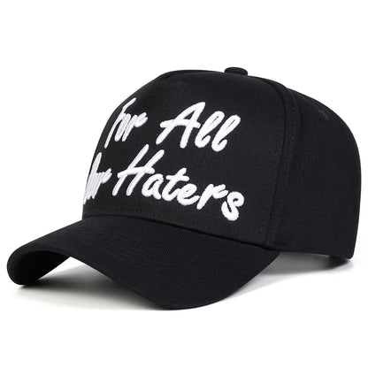 Unisex FOR ALLE VORES HADERE Broderede baseballkasketter Forår Efterår Udendørs Justerbare fritidskasketter Solbeskyttelseskasket Sportskasket