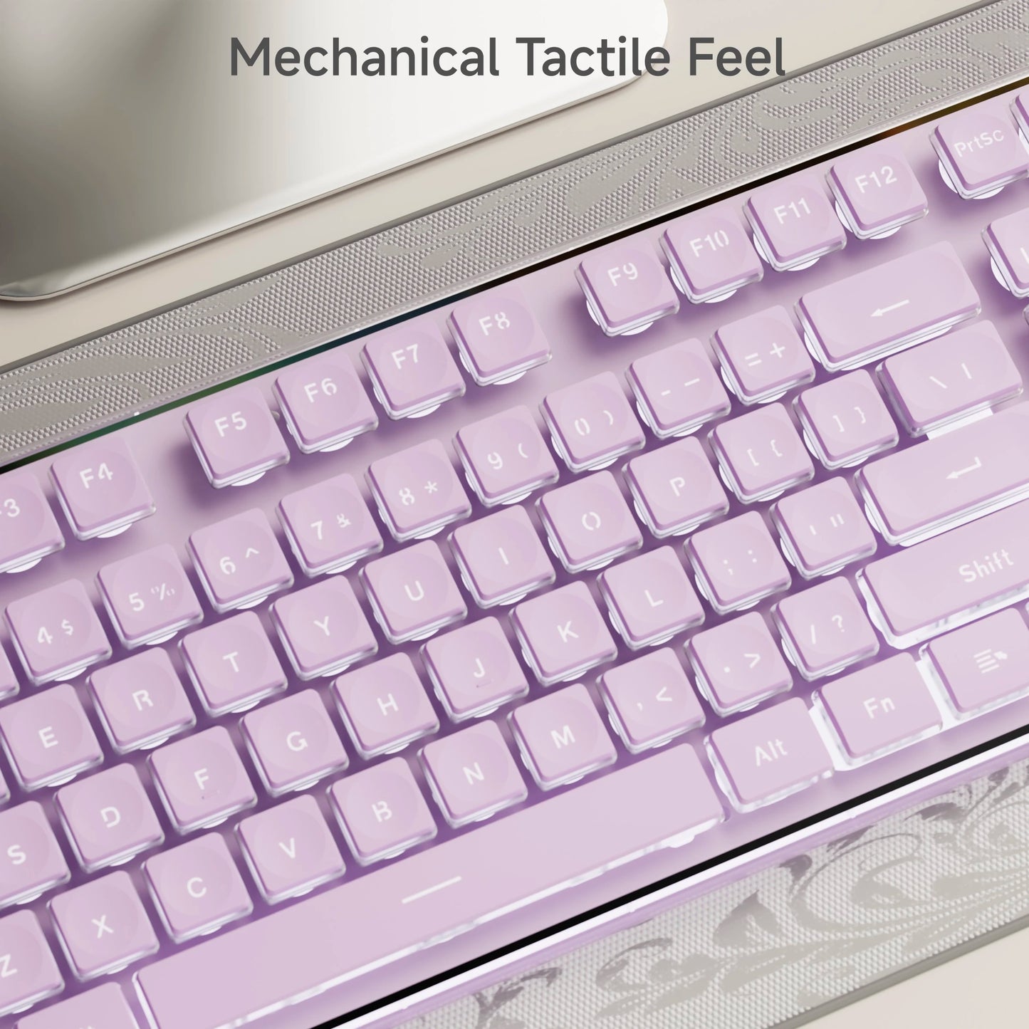 EWEADN V3 kabelgebundene leise Büro- & Gaming-Tastatur, Folientasten-Design, ergonomisch, für Windows/Laptop/PC/Desktop, E-Sports-Zubehör