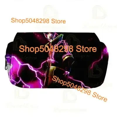 Astuccio grande in canvas kawaii per penne e matite, per ragazzi e ragazze, stampa Fortnite, articoli scolastici, cancelleria, regalo di compleanno per adolescenti