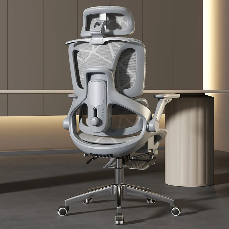 Silla gaming ergonómica de oficina para ordenador Air Titan Full Mesh con soporte lumbar de tres zonas, diseño bien ventilado e ideal para escritorio de estudiante
