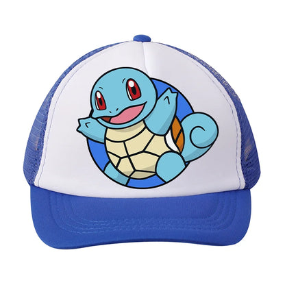 Pokémonová baseballová čepice Pikachu Charizard Gengar kreslená postavička čepice s kšiltem pro děti i dospělé letní outdoorová sportovní čepice pro chlapce ležérní módní čepice dárek